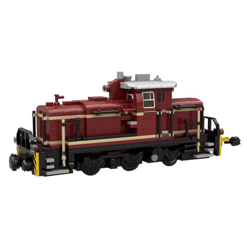 Custom MOC-191187 V60 German Shunter Locomotive Building Blocks Set 707 Pieces