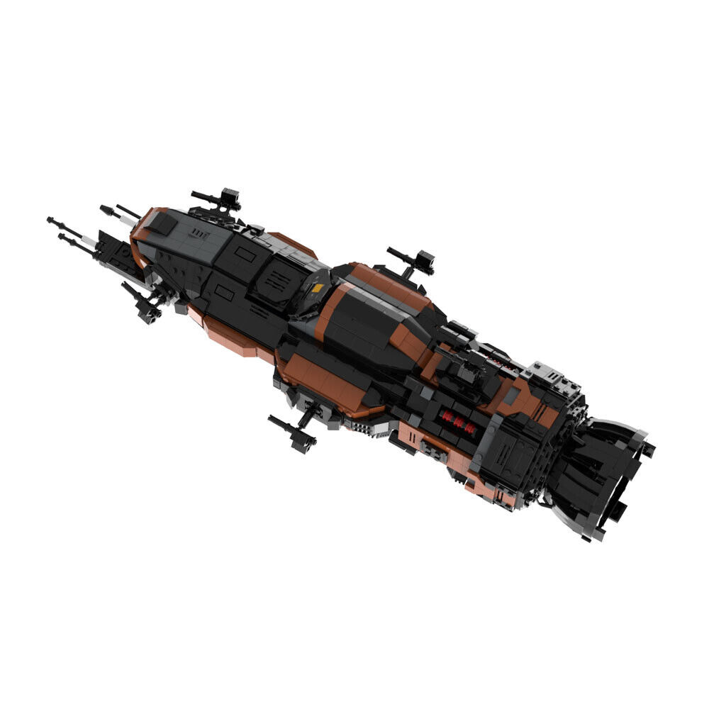 Custom MOC: C7875 MCRN - Tachi Mid Scale with Display Stand 1975 Parts-ZITIANYOUBUILD