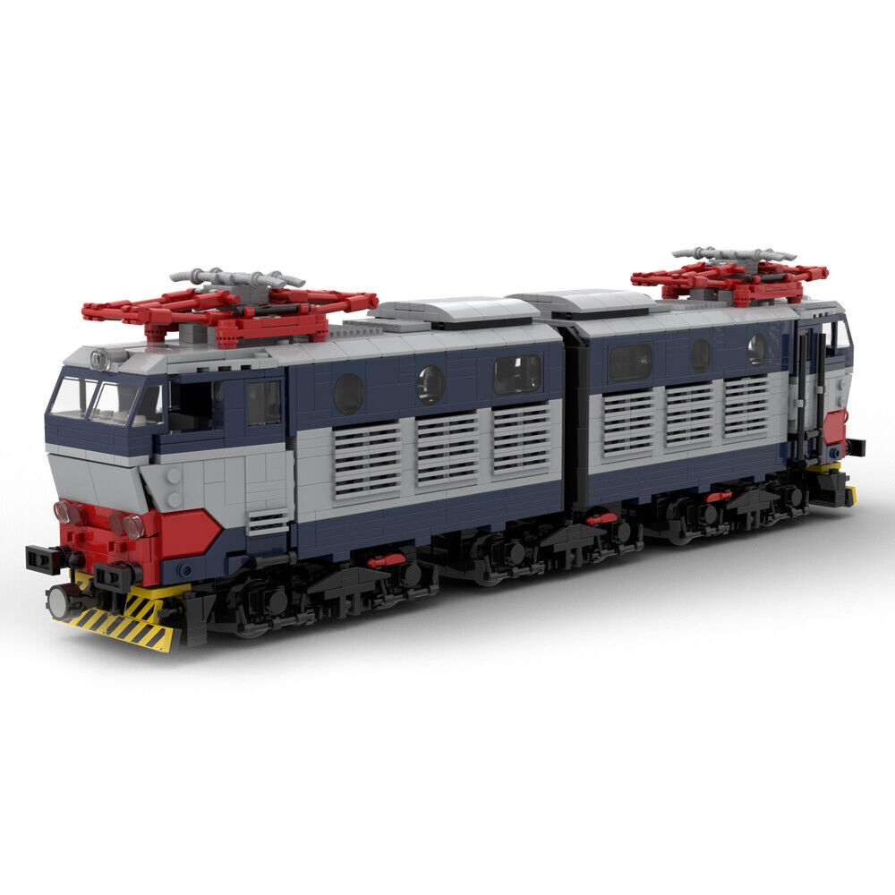 MOC-77095 Electric Locomotive Triple Bogie Articulated Engine 1647 Parts-ZITIANYOUBUILD
