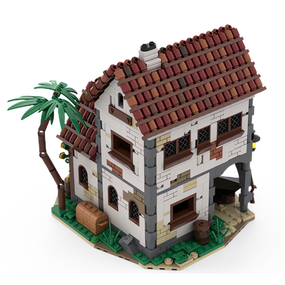 C9214Y03 Hut Cottage by the Island Modular Building House 1332 Parts Gift-ZITIANYOUBUILD
