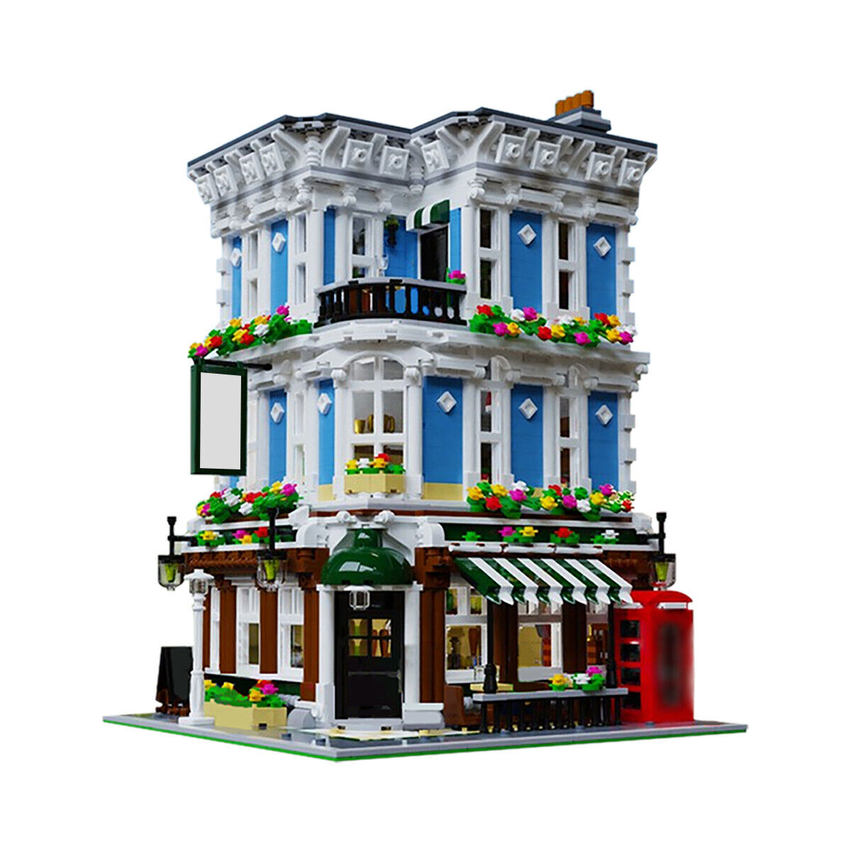 C4306 Modular Building London Style Street Corner Pub 3409 Parts Gift-ZITIANYOUBUILD