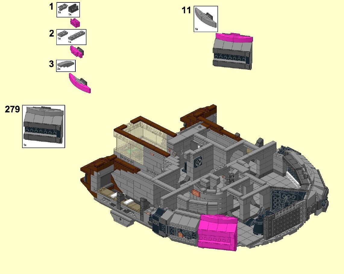 Custom MOC: C4473 The Dynamic-Class Freighter Space Ship 3166 Parts-ZITIANYOUBUILD