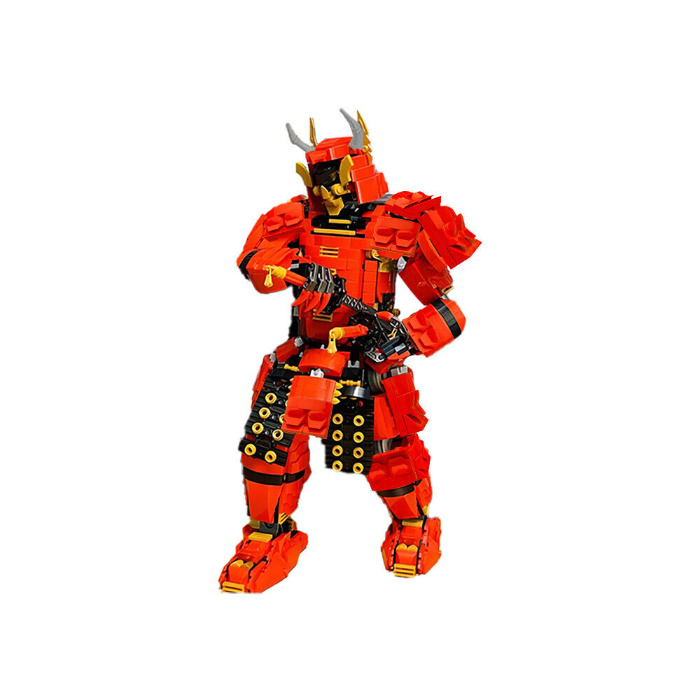 Custom MOC: C9235 Red Samurai 1512 Parts for Collections and Display-ZITIANYOUBUILD