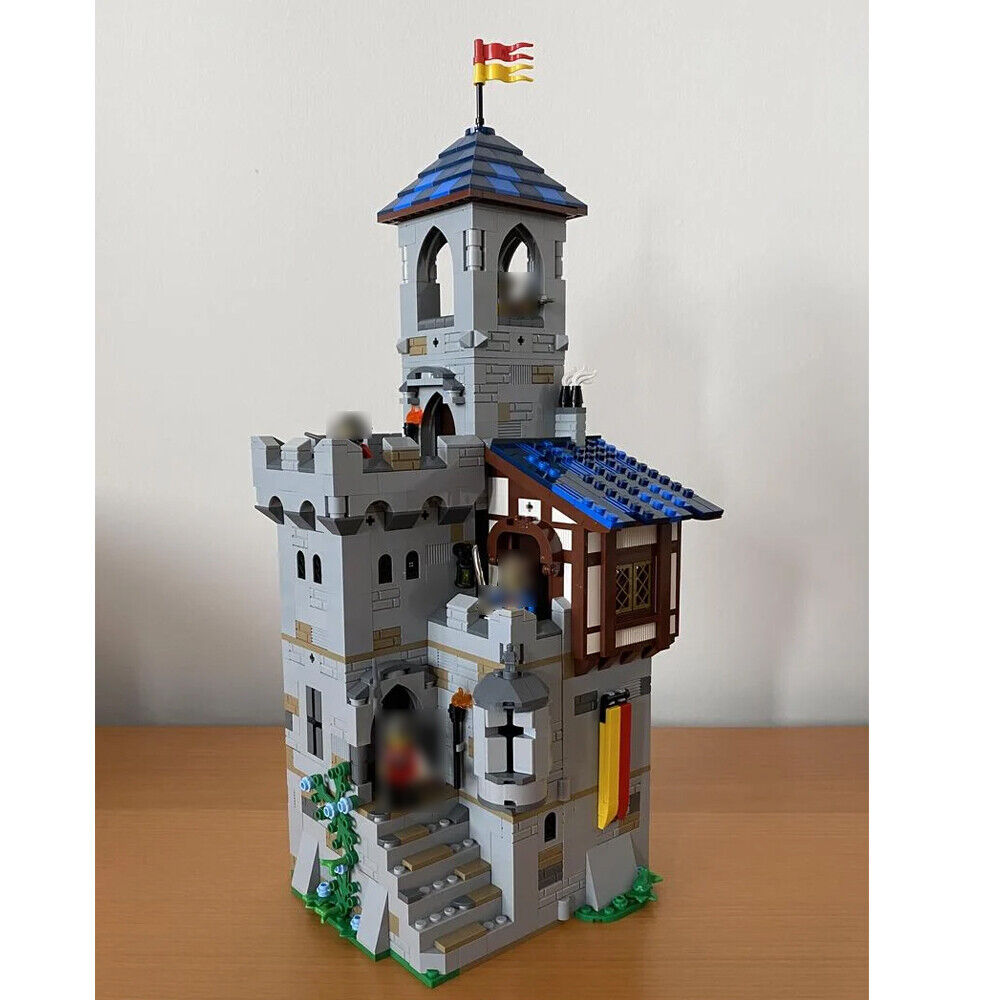 MOC-92106 Modular Castle's Keep Main Tower Model with Interiors 1366 Parts-ZITIANYOUBUILD