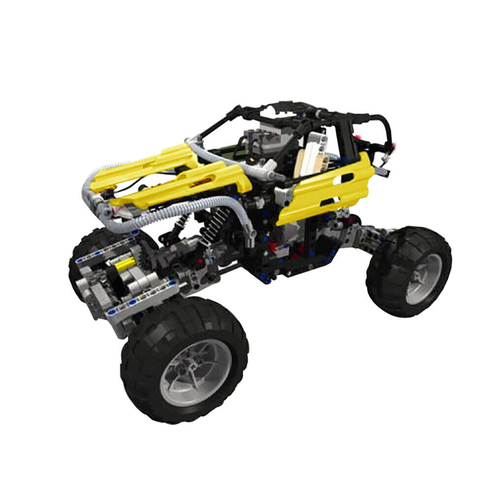 Custom MOC: C604 4WD Trial Truck Model with Power Functions 817 Parts-ZITIANYOUBUILD