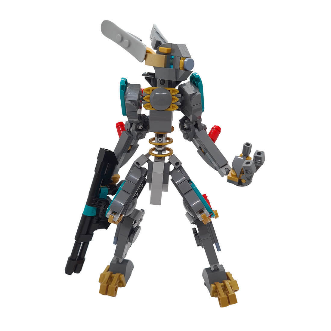 Custom MOC-153970 R7-b Rabbit Robot Model 314 Parts Kids Gift for Christmas-ZITIANYOUBUILD
