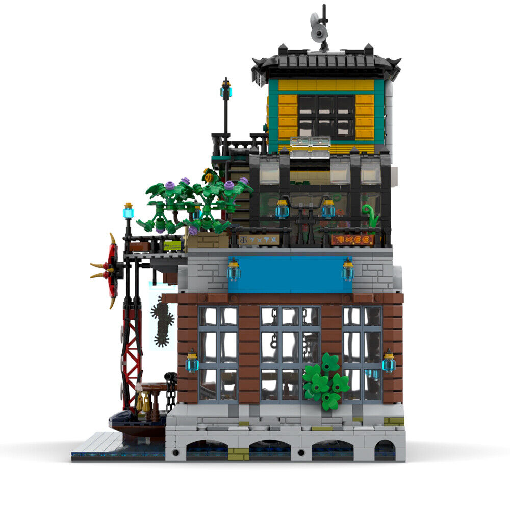 MOC-158544 Building Expansion for Set 70620 / 70657 / 71741 / 71799 3239 Parts-ZITIANYOUBUILD