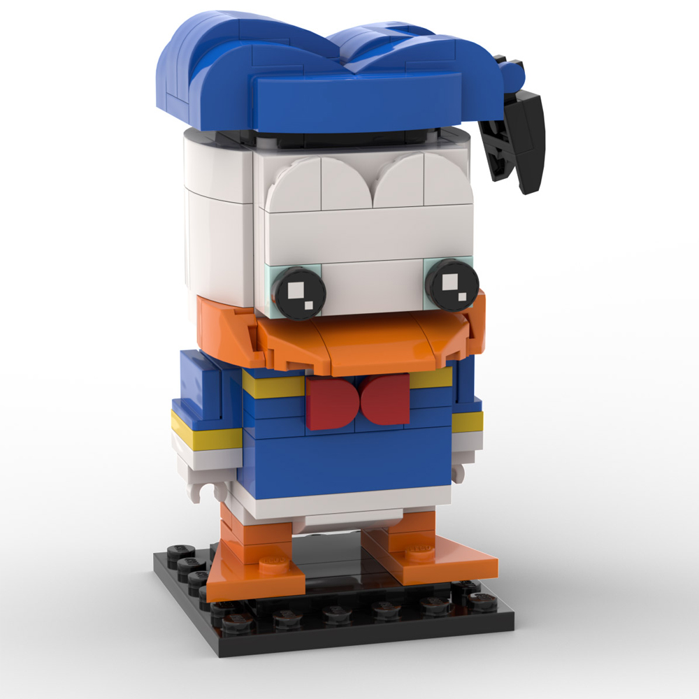 MOC-40626 Duck MOC Brickheadz Model 166 Pieces