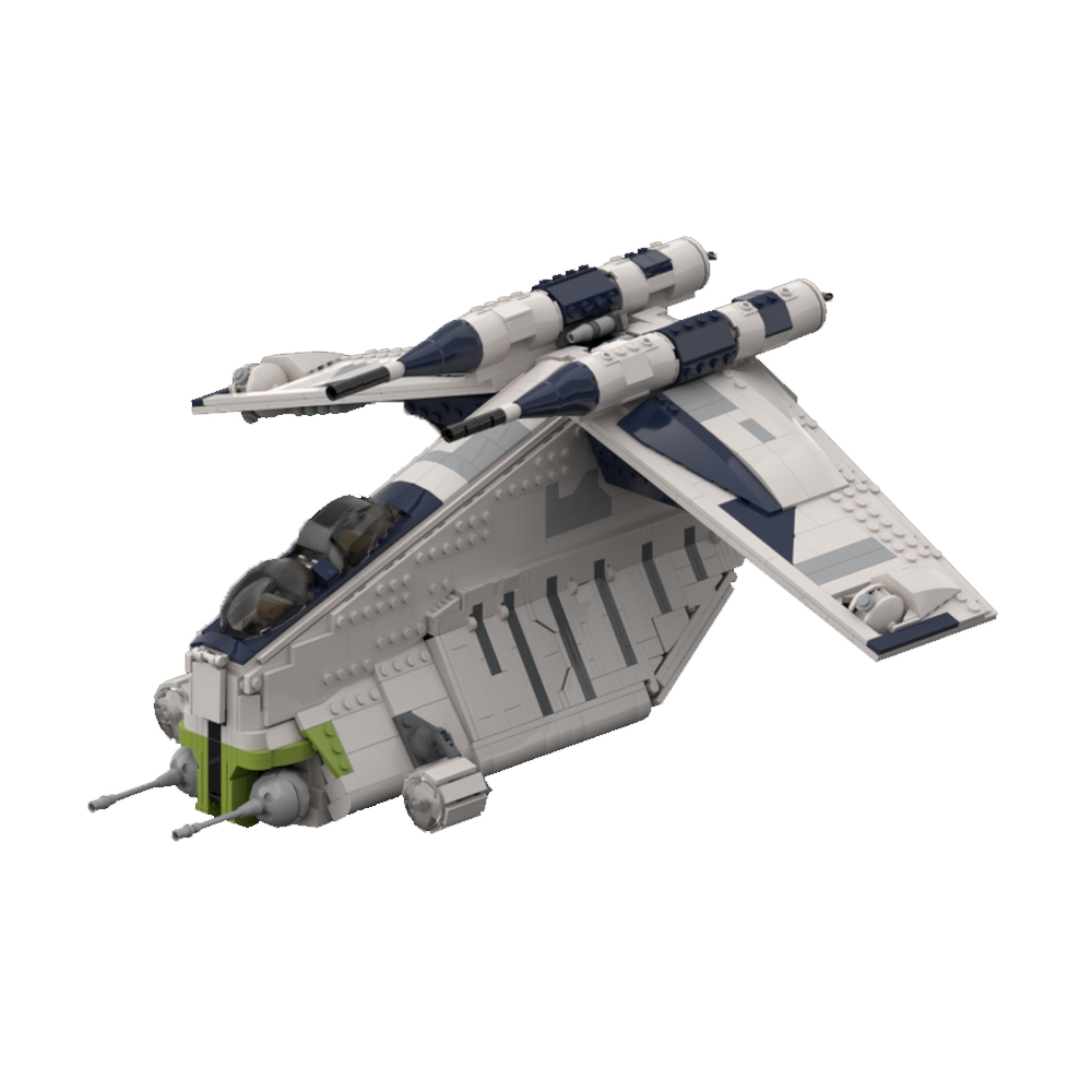 MOC-219984 LAAT Wolfpack Republic Gunship 1668 Pieces