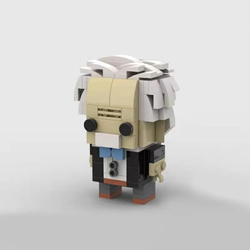 Einstein Brickheads Display Model Building Block Figurine 160 Pieces