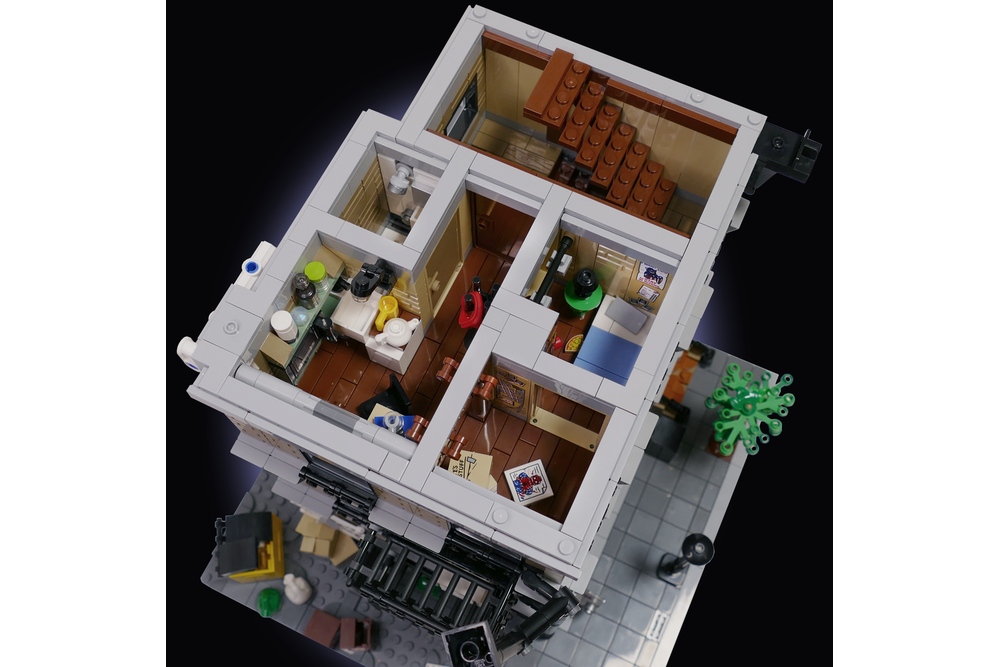 MOC-162822 Peter Parker's Apartment Modular Building  2712 Pieces