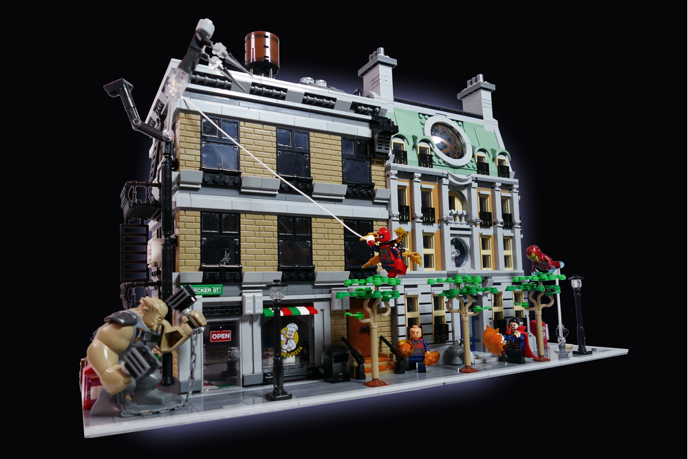 MOC-162822 Peter Parker's Apartment Modular Building  2712 Pieces