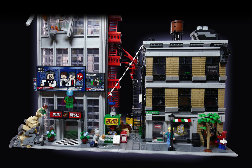 MOC-162822 Peter Parker's Apartment Modular Building  2712 Pieces