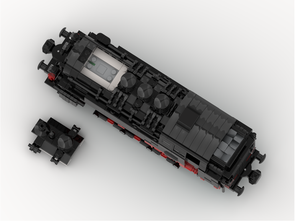 Custom MOC-196381 DR-Baureihe 81 (8w) Locomotives 724 Parts For Brithday And Christmas Gifts
