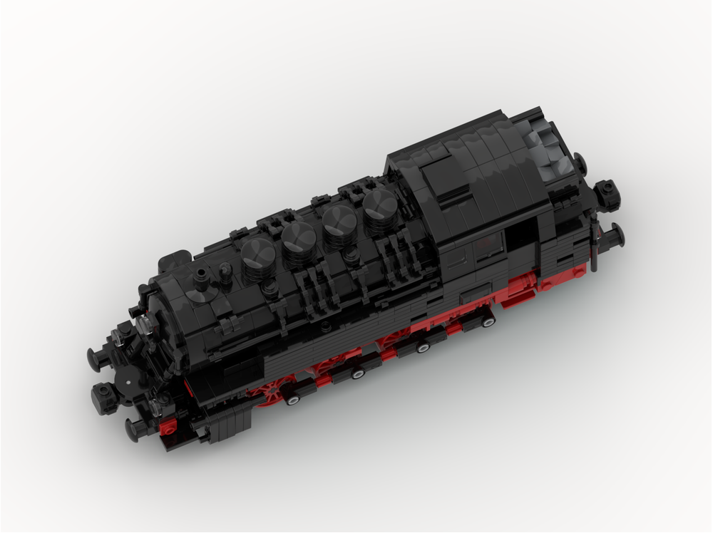 Custom MOC-196381 DR-Baureihe 81 (8w) Locomotives 724 Parts For Brithday And Christmas Gifts