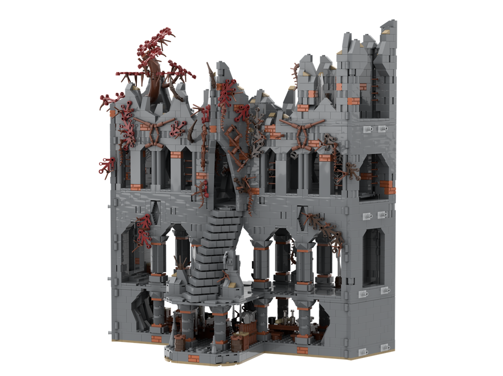 Custom MOC-217982 UCS Dol-Guldur - part 4/8 3567 Parts For Brithday Gifts