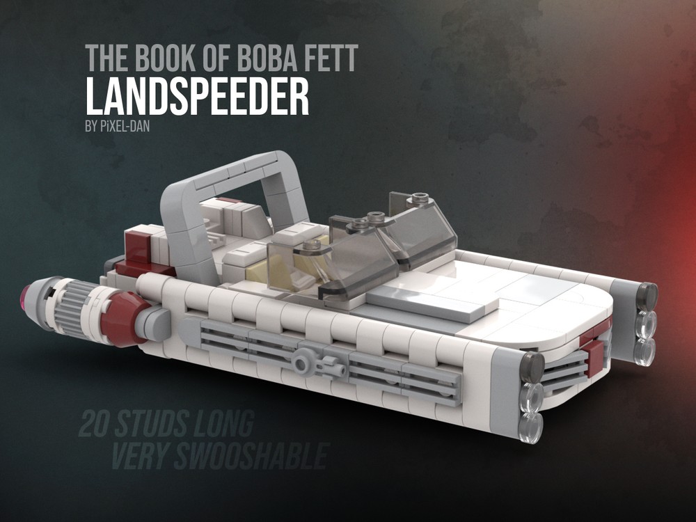 MOC-98172 MAJORDOMOS LANDSPEEDER 350 pieces