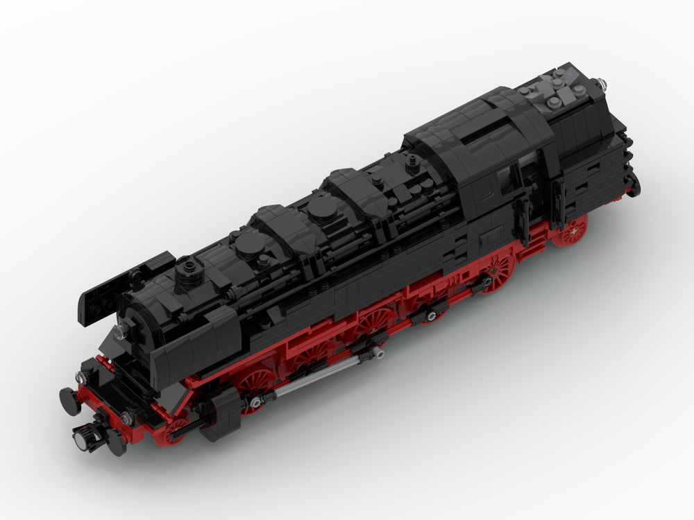 MOC-187333 German Tank Class 85 Steam Locomotive Building Blocks Set (1078PCS)