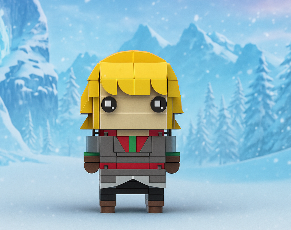 Custom MOC-236290 Kristoff From Frozen  142  Parts For Brithday Gifts