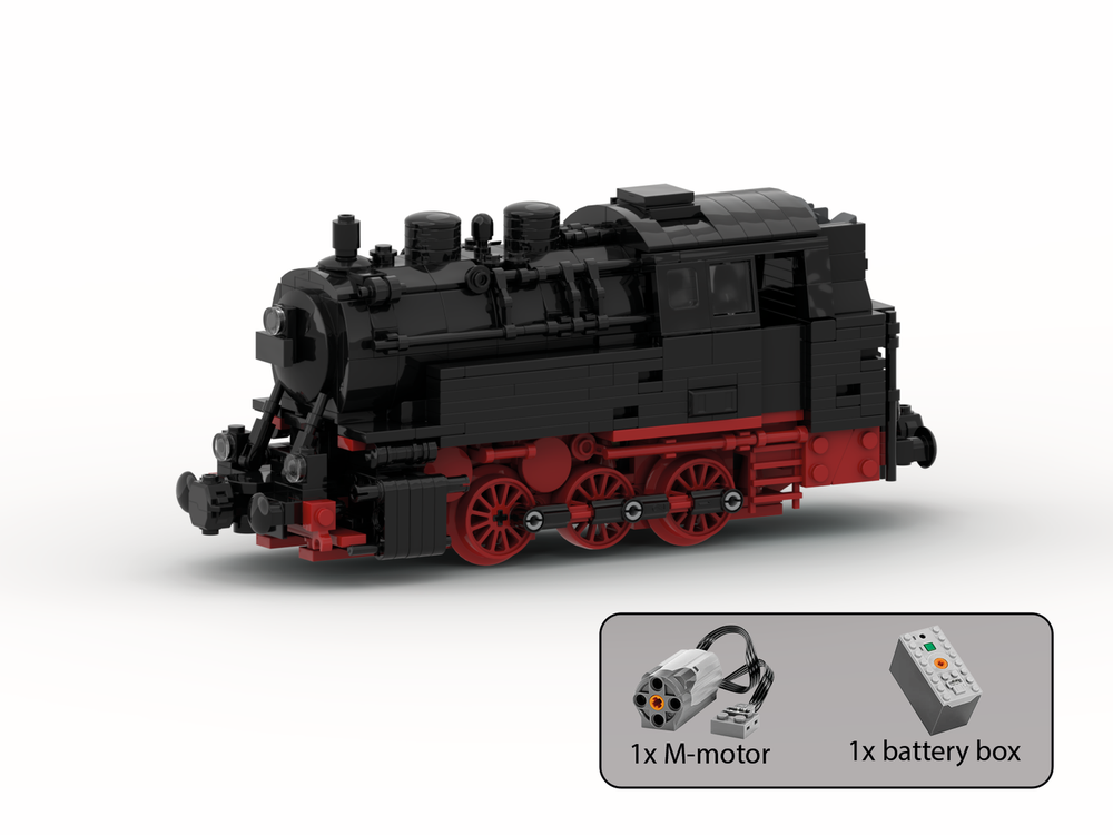 Custom MOC-162675 DR-Baureihe 80 (8w) locomotives 610 Parts For Brithday And Christmas Gifts