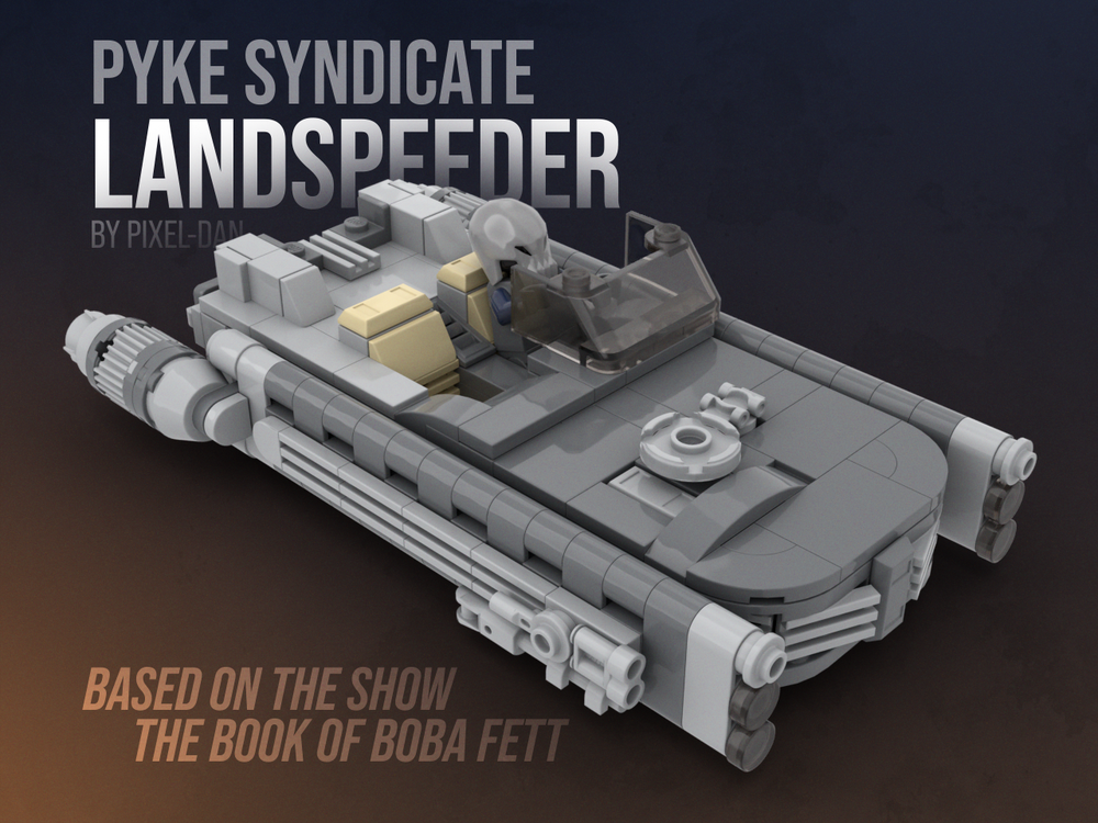 MOC-100566 PYKE SYNDICATE LANDSPEEDER 337 pieces