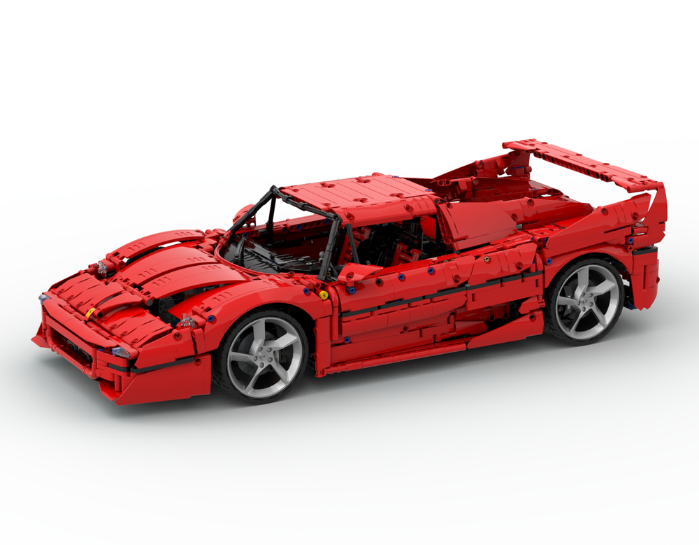 MOC-215210 F50 1:8 Scale Car 2678 Pieces