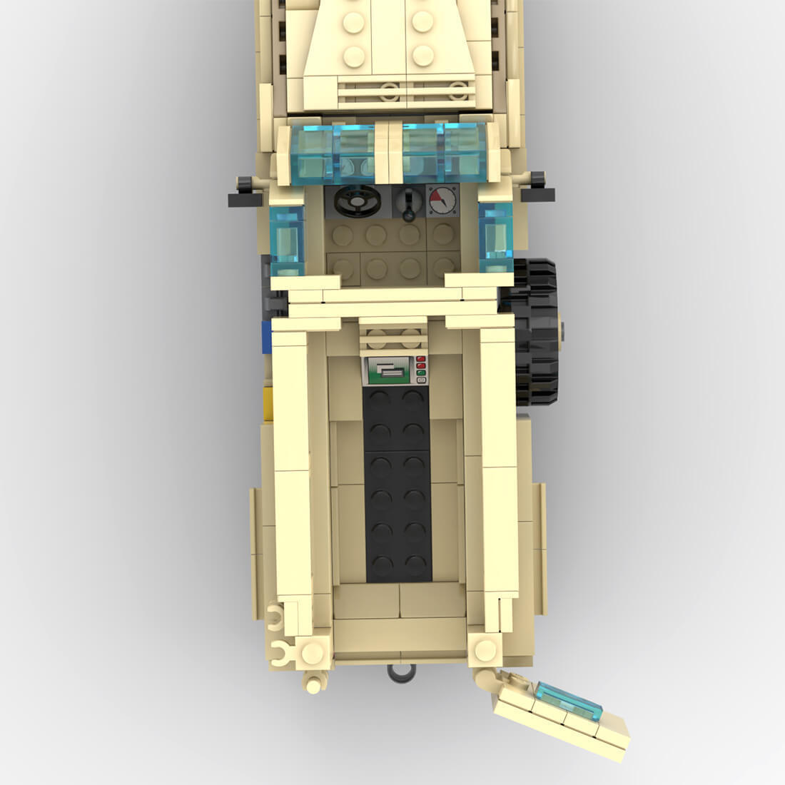 Custom MOC-132300 RG31 Mine-Resistant Armor Vehicle Model 496 Parts Kids Gift-ZITIANYOUBUILD