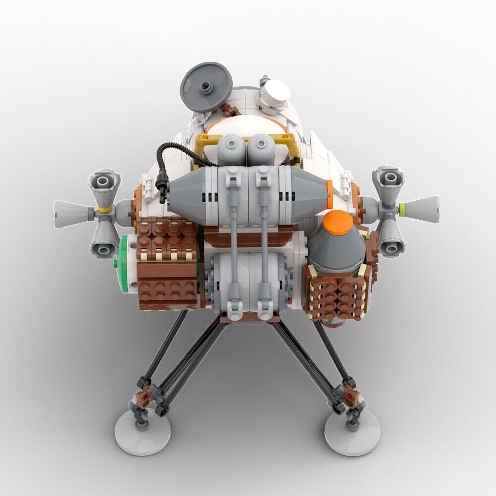 C9266 Hearthian Ship Model with Stand and Cockpit 778 Parts Building Toys-ZITIANYOUBUILD