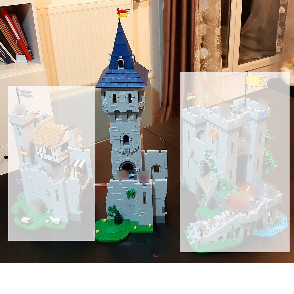 MOC-130733 1845 Parts Donjon with Library, Chapel Extension for Set 10305 Castle-ZITIANYOUBUILD