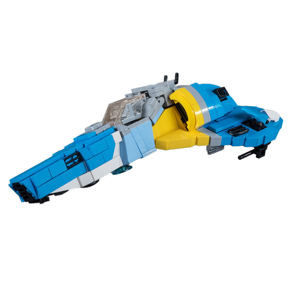 Custom MOC: C9245 Feisar Ship XL-15 Space Ship 559 Parts from Racing Game-ZITIANYOUBUILD