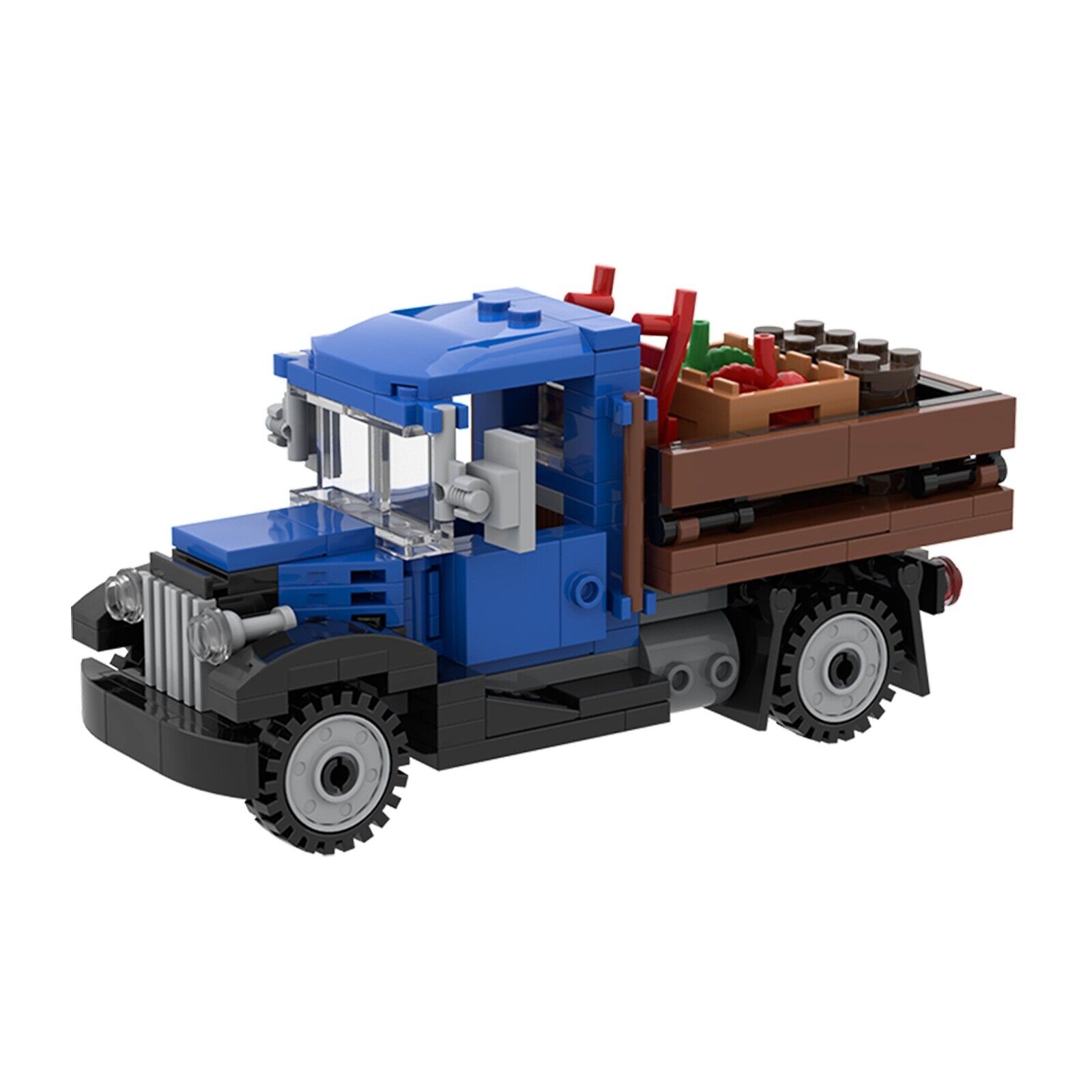MOC-5823 1930s Delivery / Farm Truck Commercial Trucks Toys Set Creative Toys-ZITIANYOUBUILD