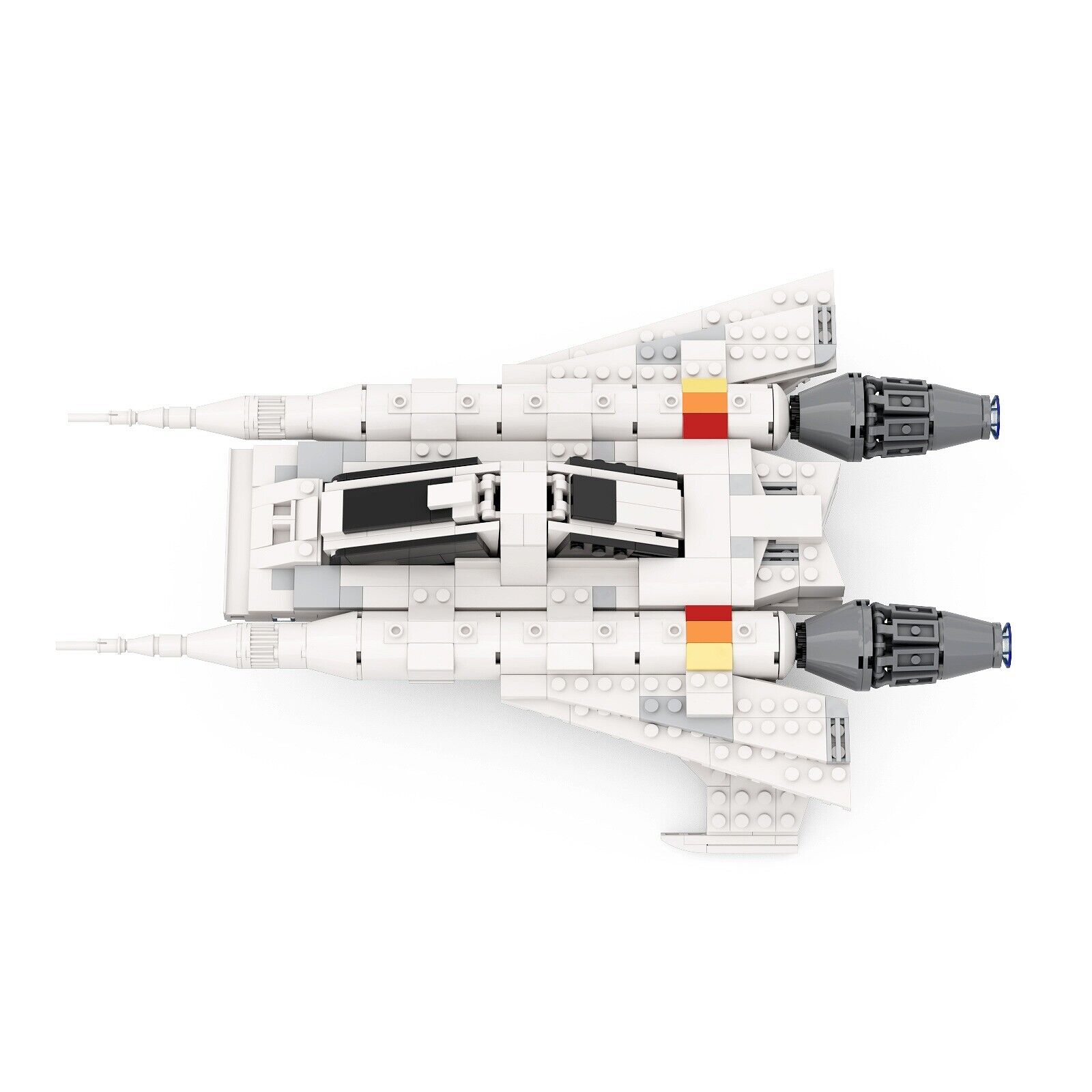 Custom MOC: C5525 Space Fighter Ship Model 548 Parts Gift for Christmas-ZITIANYOUBUILD