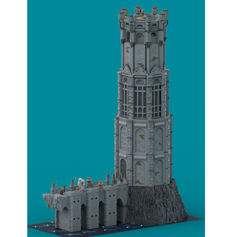 MOC-145944 Divine Tower with Interior Modular Building from Game 16713 Parts-ZITIANYOUBUILD