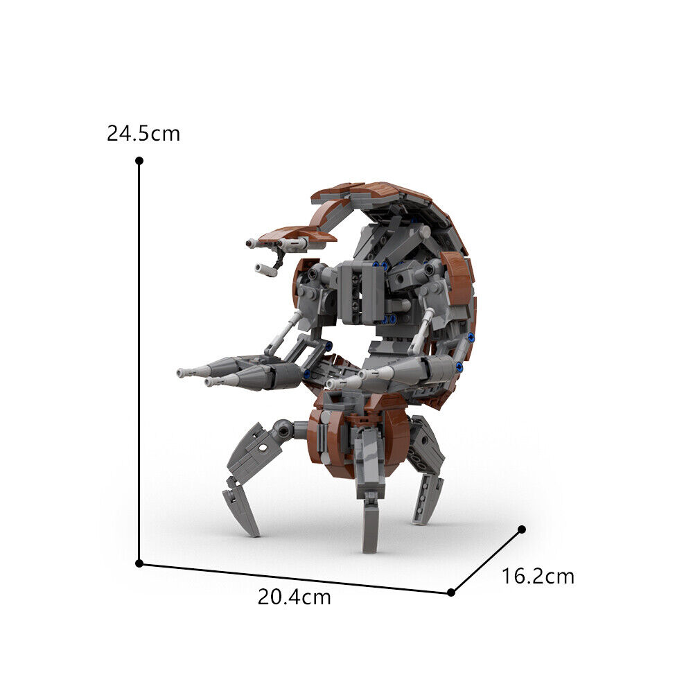 C9195 Three-legged Combat Robot with Shield Generator from Movie #489 Parts-ZITIANYOUBUILD