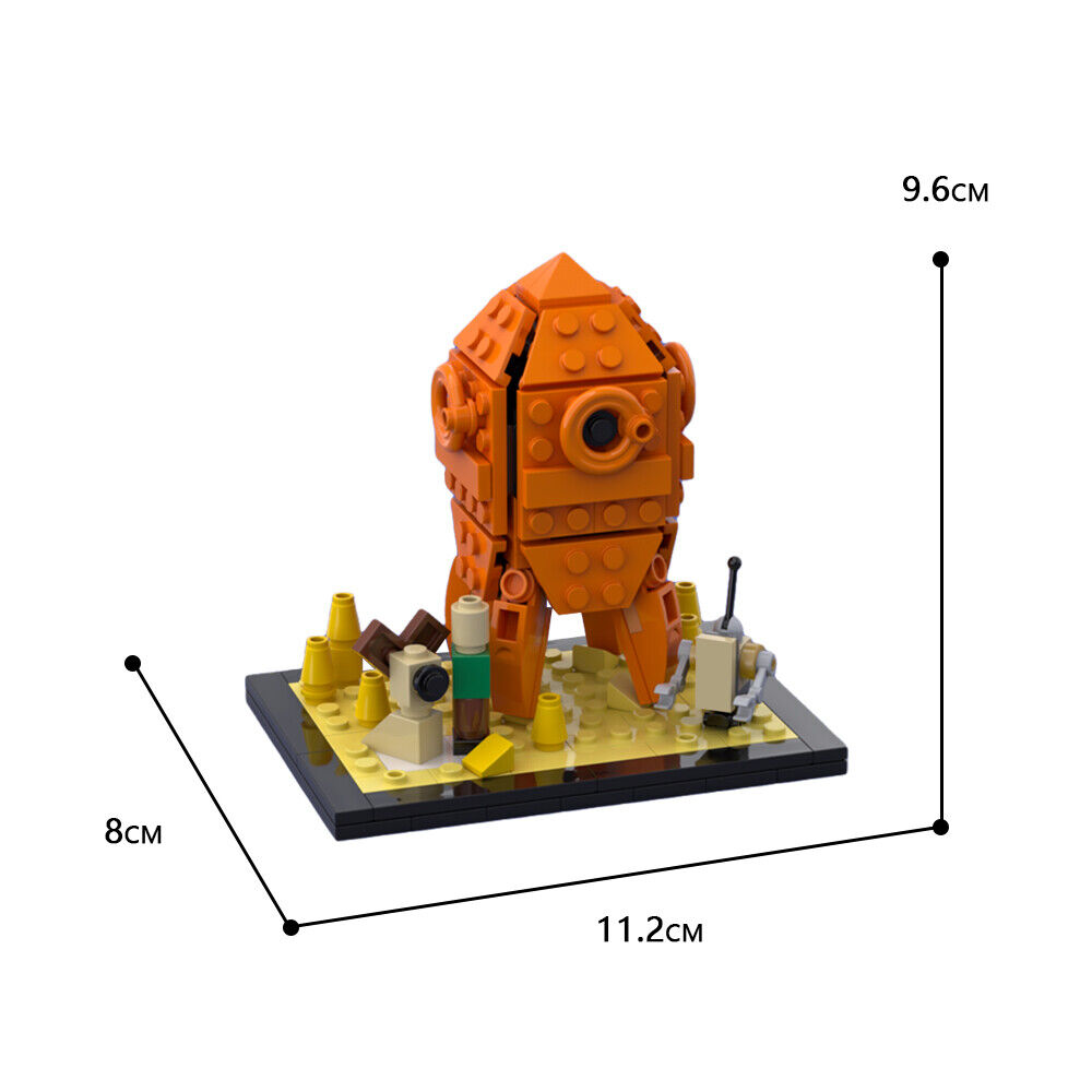 Custom MOC: C9016 W_a-l-l-a-c-e & G-r-o-m-i-t Micro Vignette 156 Parts-ZITIANYOUBUILD