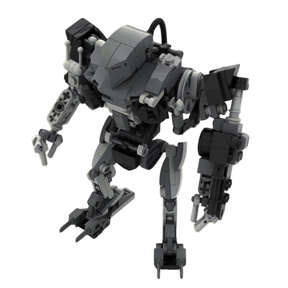 Custom MOC: C7816 Robot Policemen Robo CAIN 1990 Cop 2 Model 262 Parts-ZITIANYOUBUILD