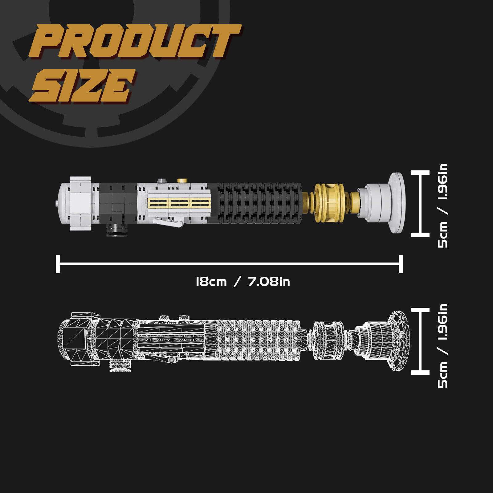 Custom MOC: C5302 O-b-i-W-a-n Ligh_t-s-aber Parts Toys Set 217 Parts-ZITIANYOUBUILD
