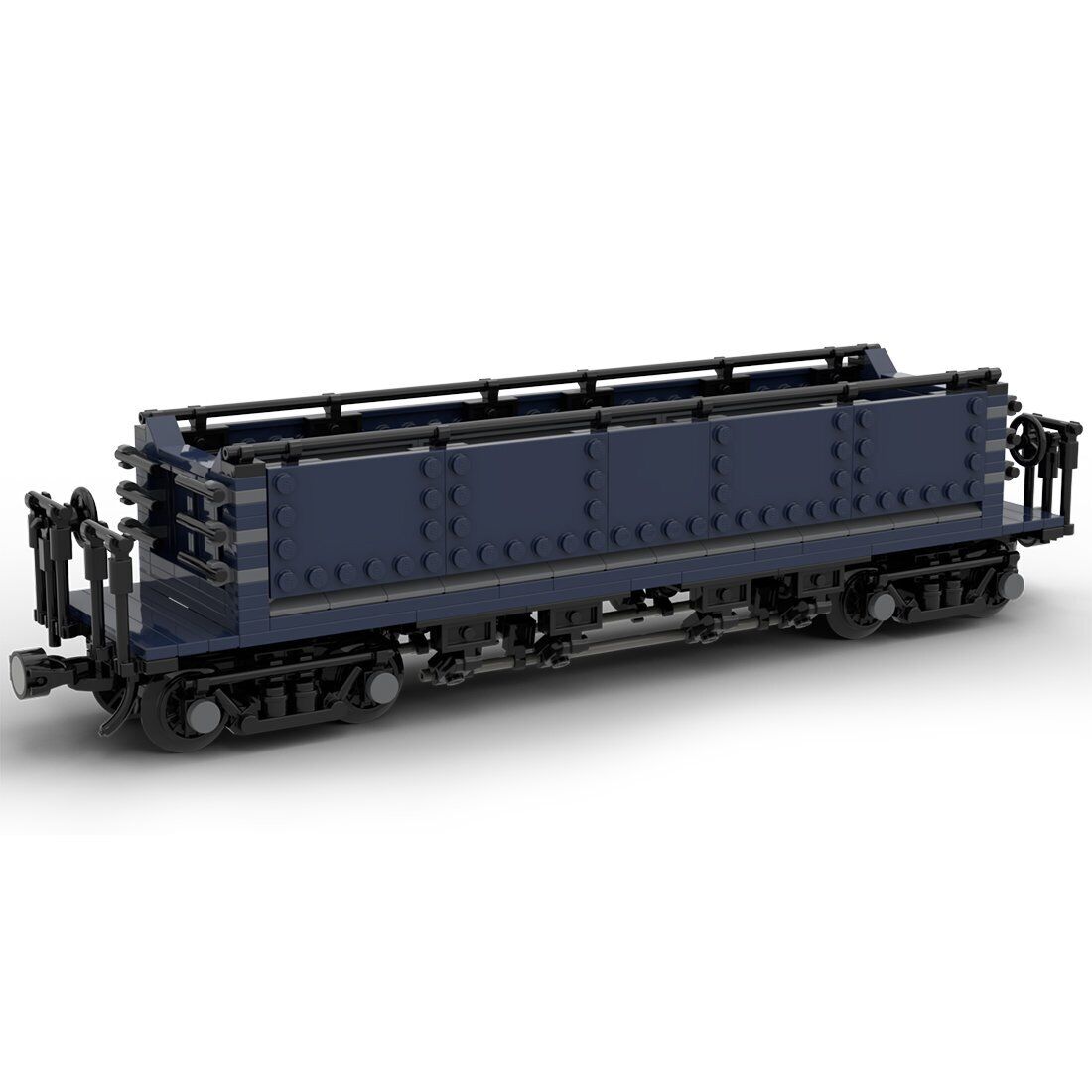 Custom MOC-55798 Side Dump Train Model 417 Parts Kids Gift for Christmas-ZITIANYOUBUILD