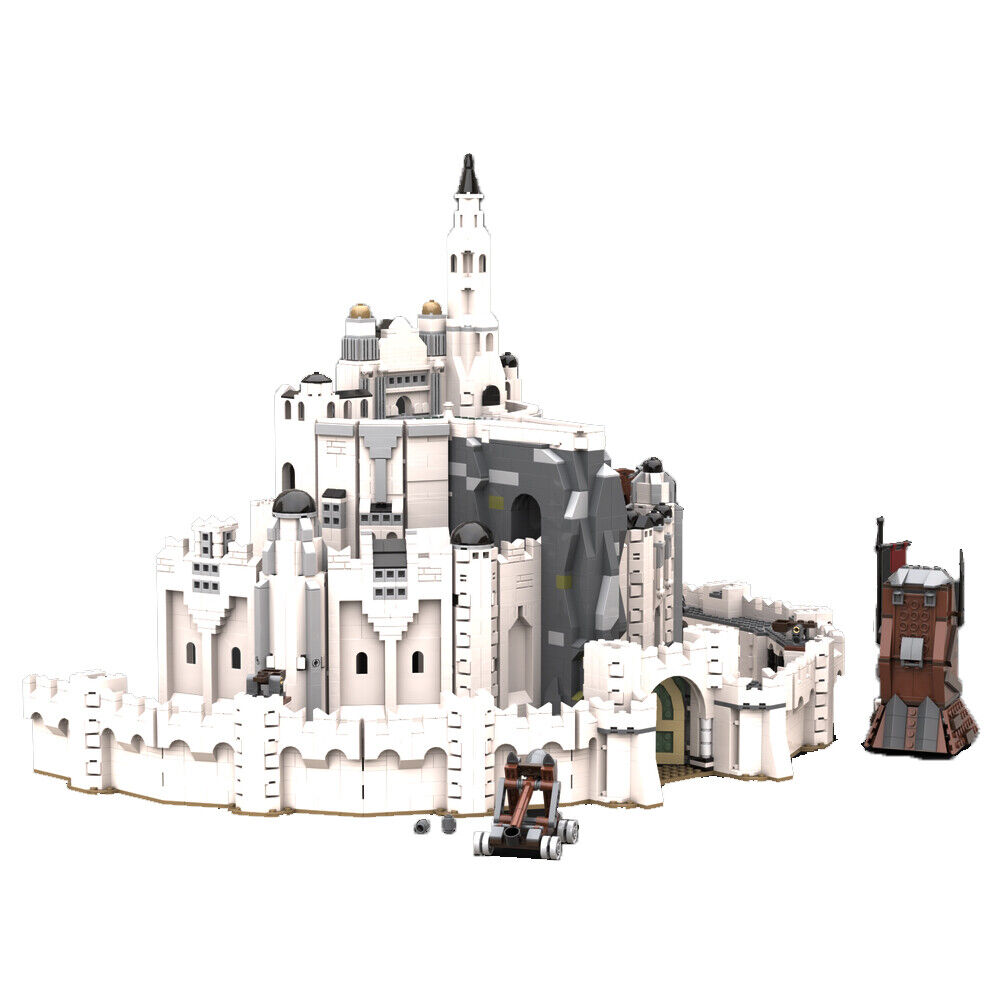 MOC-104144 Most Iconic Fictional Castle with Three Levels of Walls 4337 Parts-ZITIANYOUBUILD