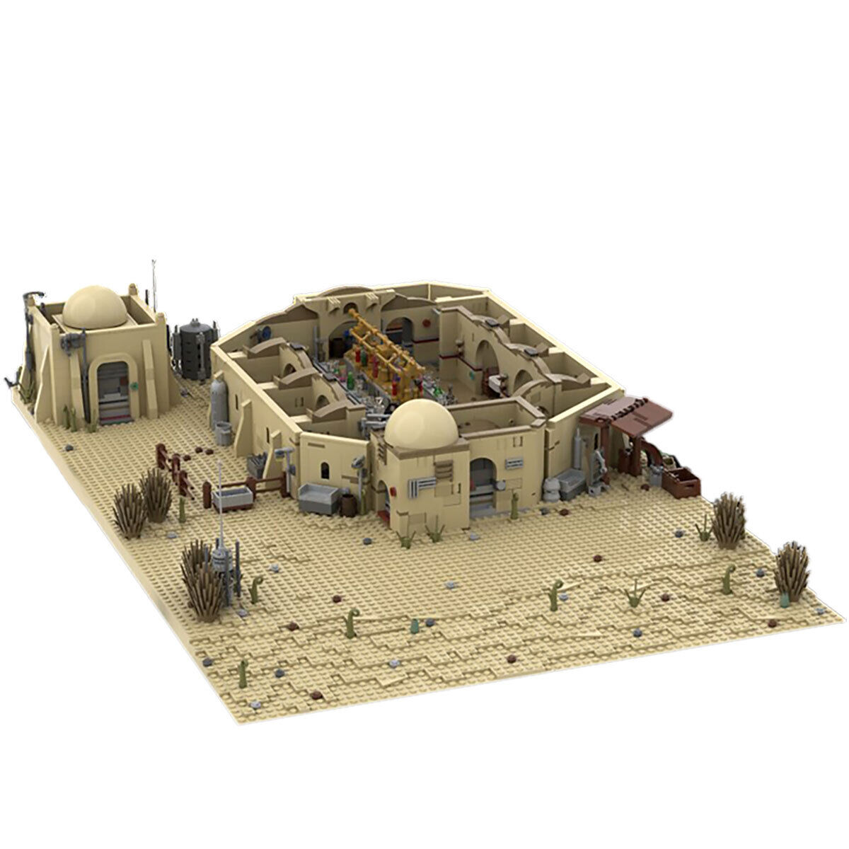 YOUFOY Tavern Bar in a Desert Plain from Movie Building Toys Set 3438 Pieces-ZITIANYOUBUILD