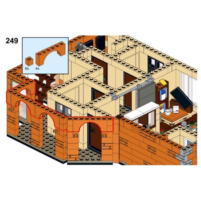 MOC-89631 Sit-Complex - Part8 The New Girl Apartment 900 Parts Building Blocks Toys Set Gift