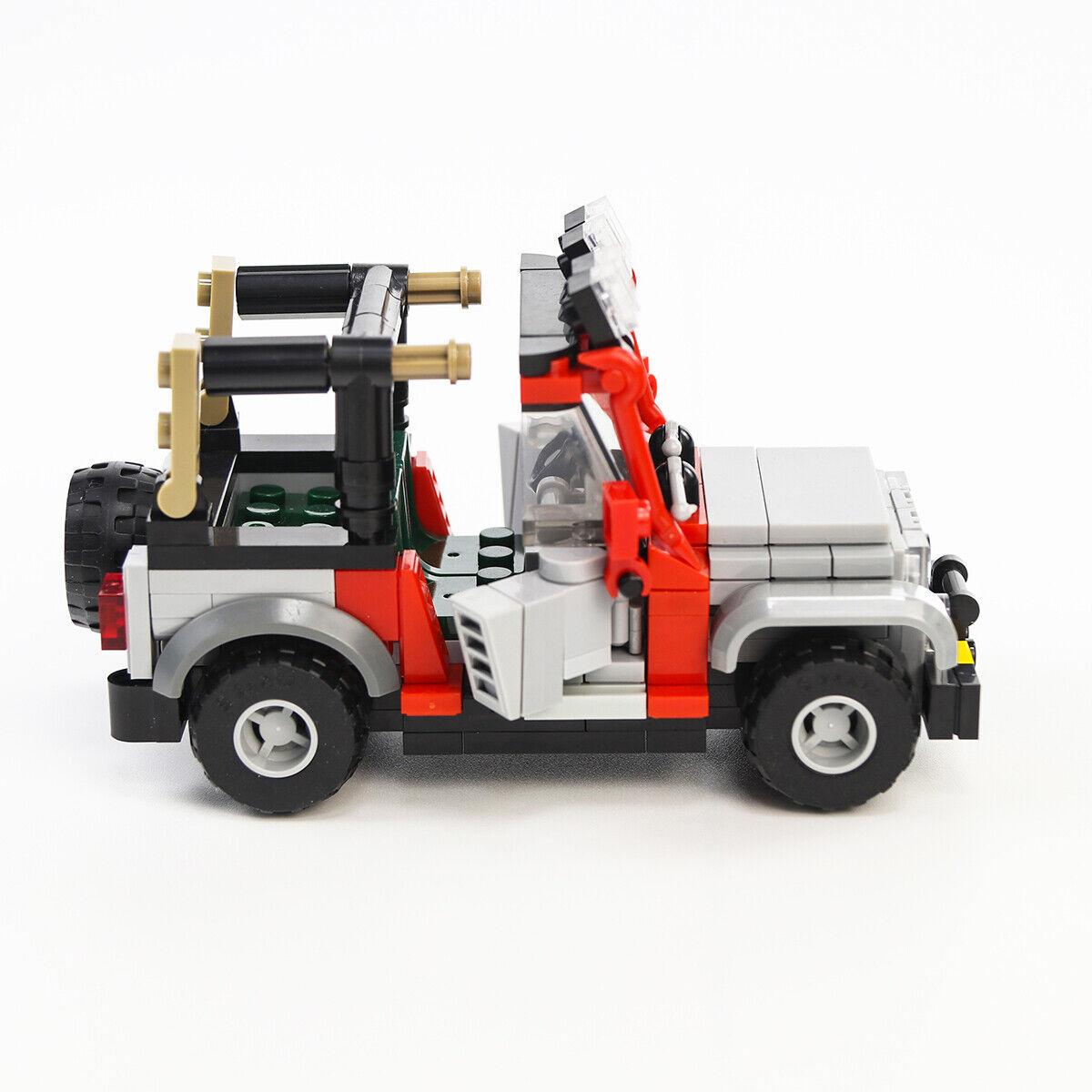 MOC-25926 Vehicle Cars SUV # 18 and 29 with Safety Bars from Movie Creative Toys-ZITIANYOUBUILD