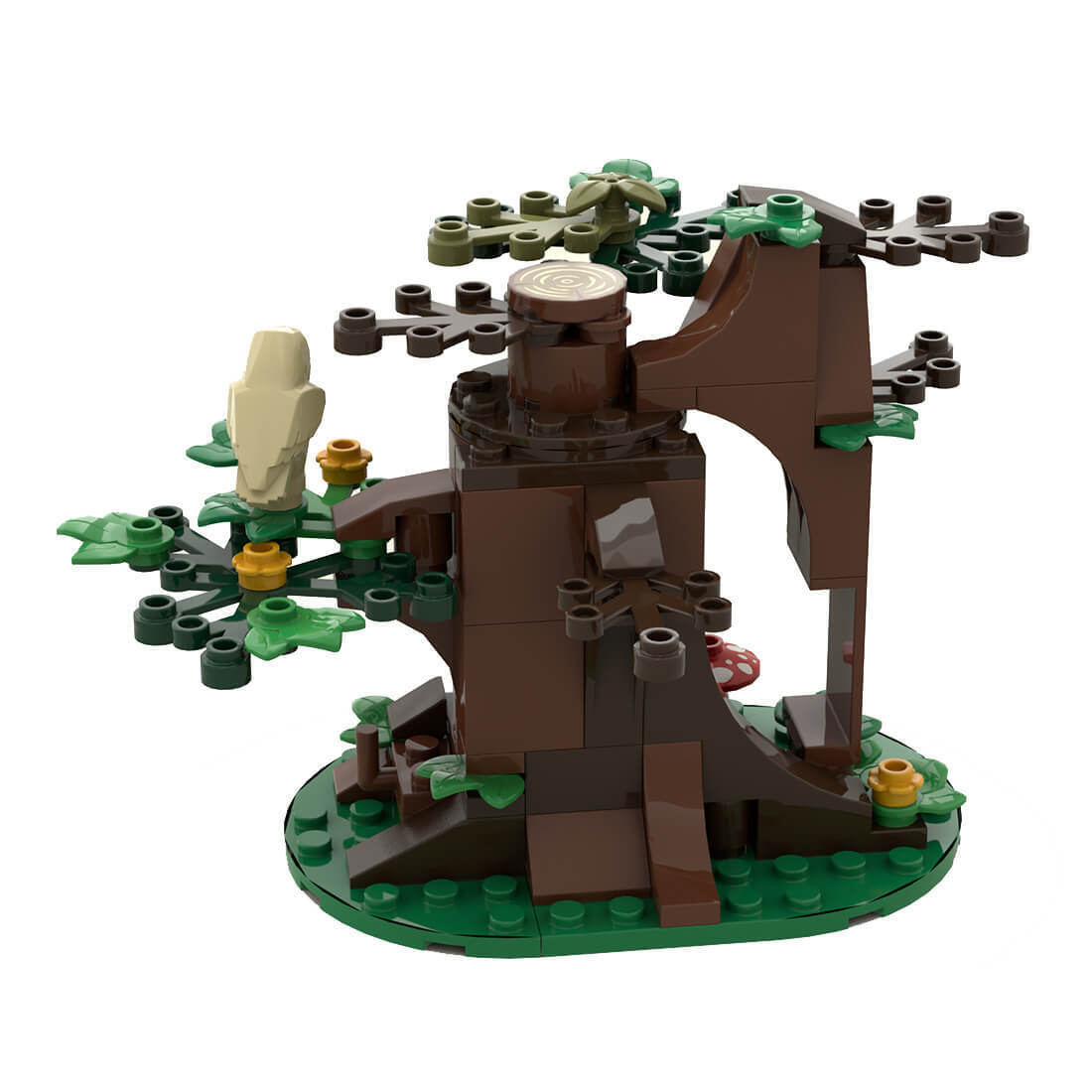 Custom MOC-86672 Medieval Ghost in the Tree 90 Parts Kids Gift for Christmas-ZITIANYOUBUILD