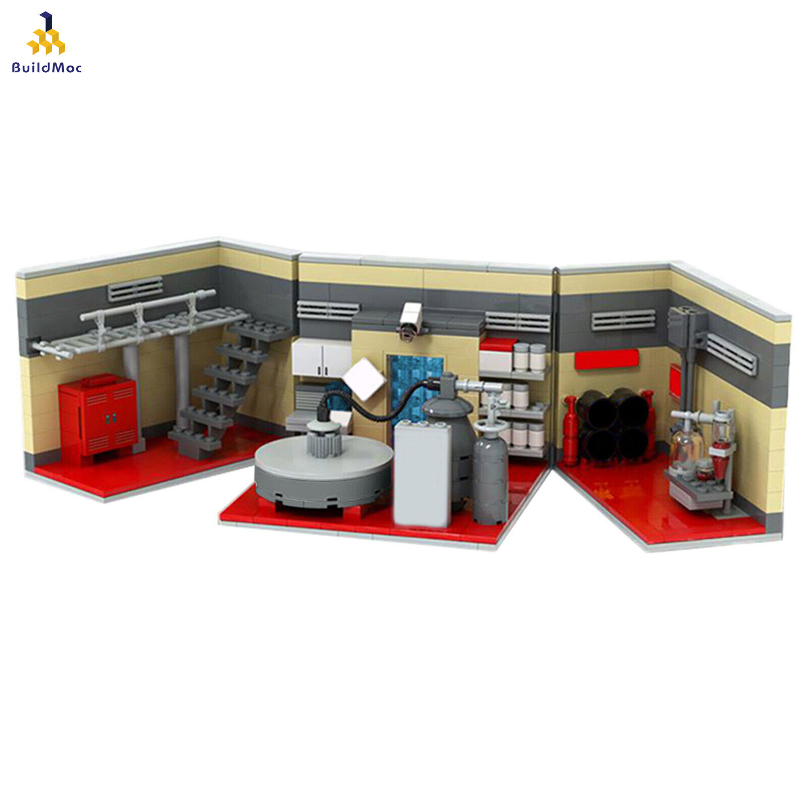 Custom MOC: C5555 Modular Lab Model Sets & Packs 509 Parts Gift for Christmas-ZITIANYOUBUILD