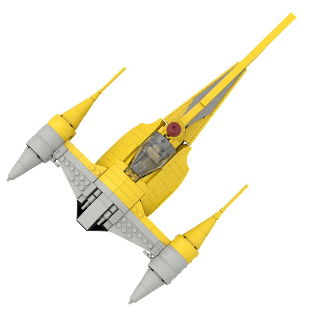 C3707 S-t-a-r-fi-g-h-t-e-r - Minifig Scale 403 Parts with Display Stand-ZITIANYOUBUILD