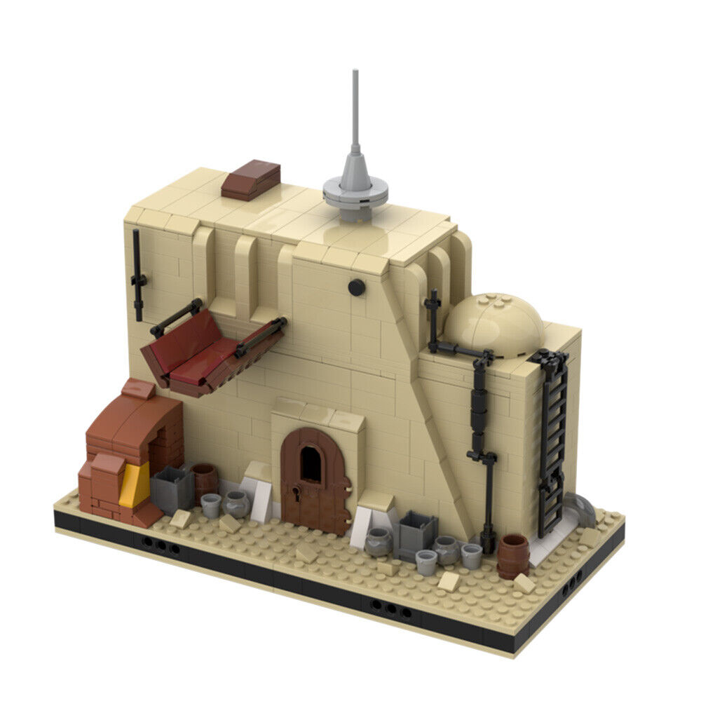 C5227 Desert Junk Store #5 for a Modular Tatooine Building Toys 544 Parts-ZITIANYOUBUILD