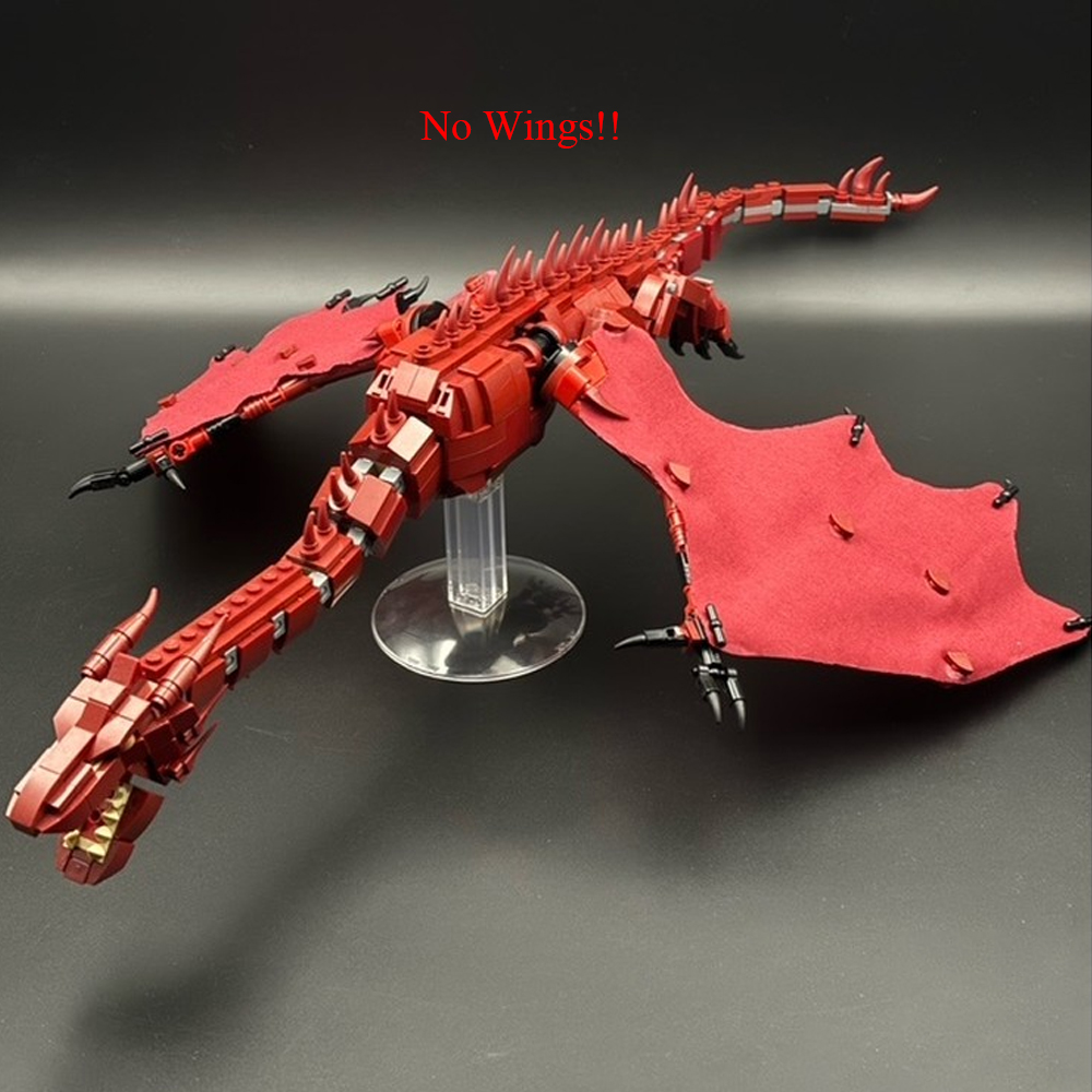 MOC-220038 Smaug Dragon with Full Articulation 806 Pieces