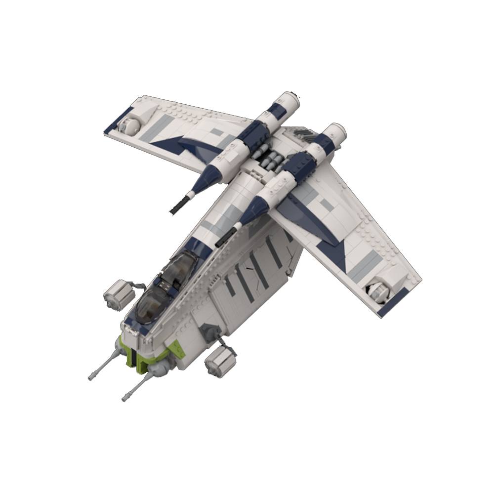 MOC-219984 LAAT Wolfpack Republic Gunship 1668 Pieces