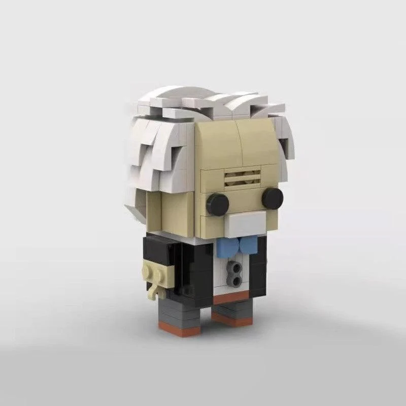 Einstein Brickheads Display Model Building Block Figurine 160 Pieces
