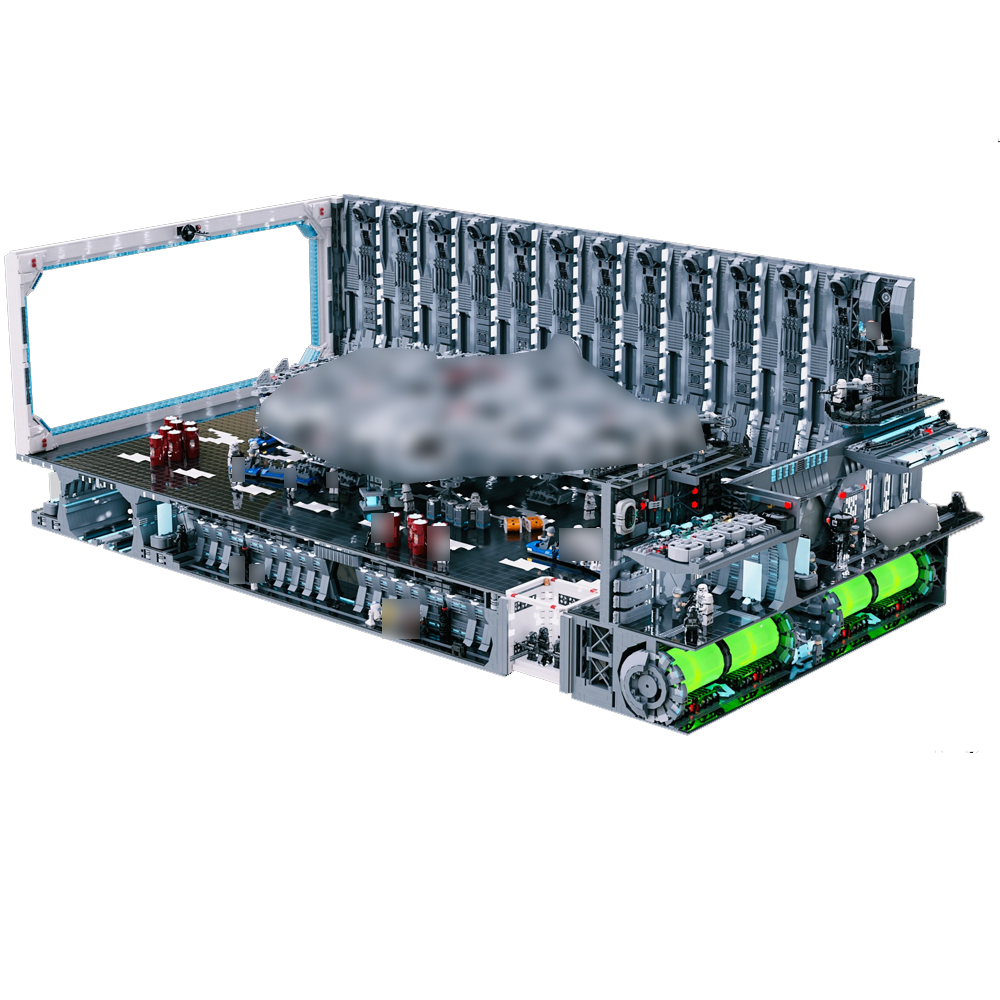 SW UCS Death Star Docking Bay 327 Hangar Bay 327 for 75192 Millennium Falcon 23307 Pieces 56" x 32" x 19"